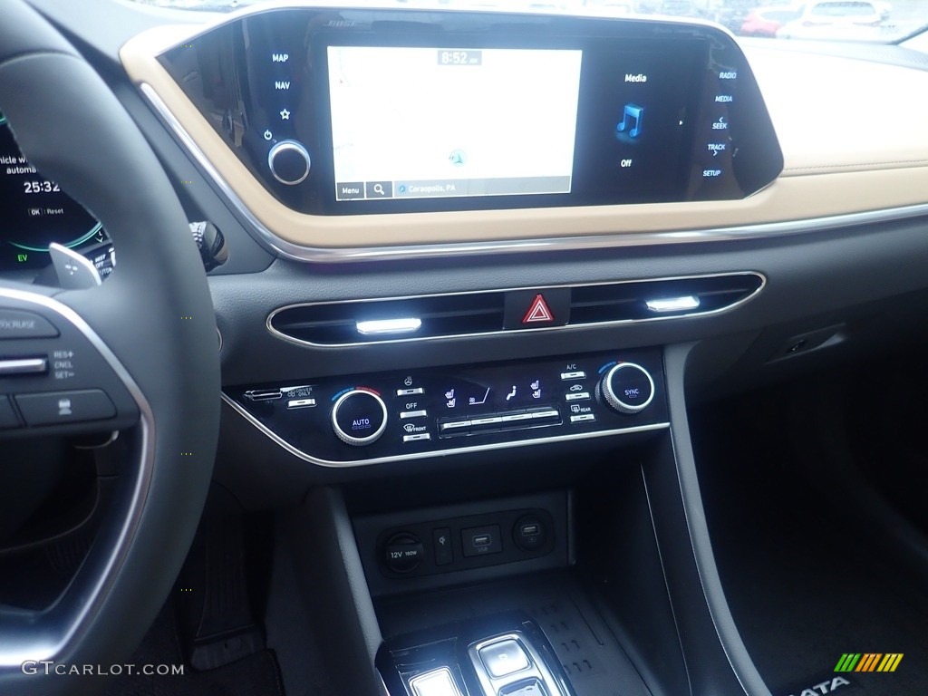 2023 Sonata Limited Hybrid - Portofino Gray / Dark Gray/Camel photo #17