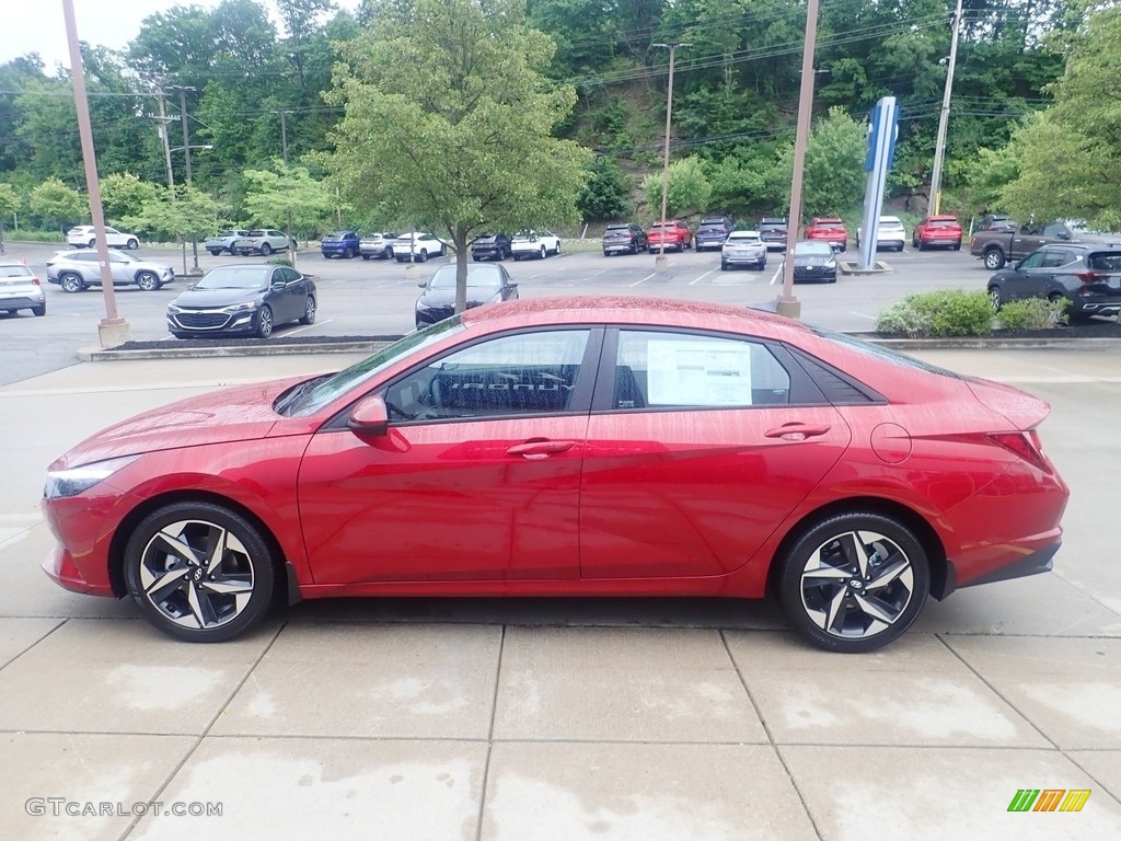 2023 Elantra SEL - Calypso Red / Black photo #6