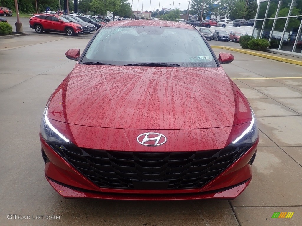 2023 Elantra SEL - Calypso Red / Black photo #8