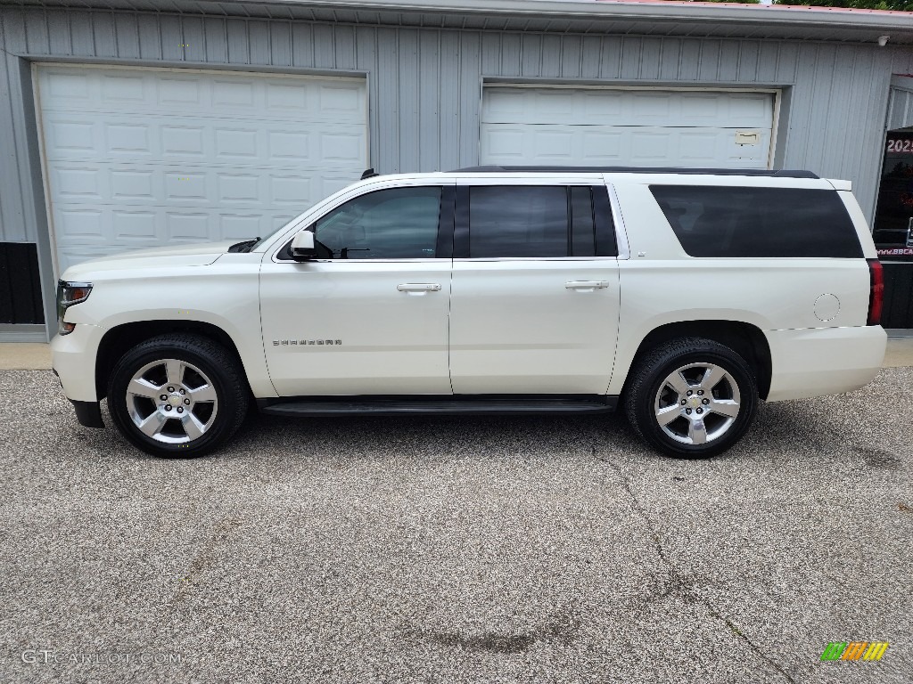 White Diamond Tricoat Chevrolet Suburban