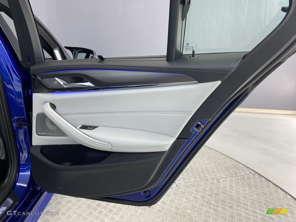 2020 M5 Competition - Marina Bay Blue Metallic / Silverstone photo #33