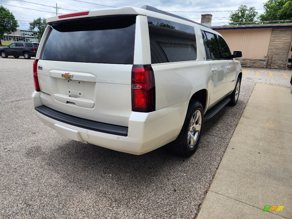 2015 Suburban LT 4WD - White Diamond Tricoat / Cocoa/Dune photo #5