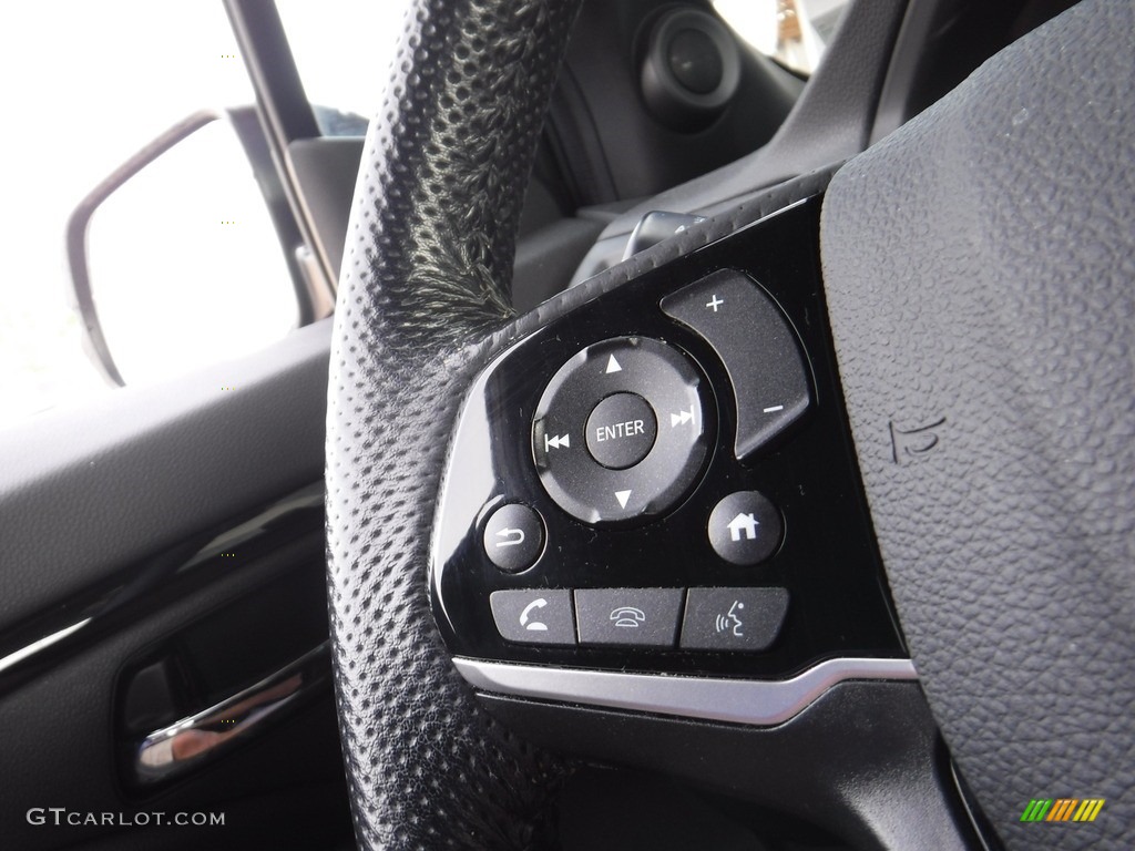 2020 Honda Passport Touring AWD Black Steering Wheel Photo #146157807