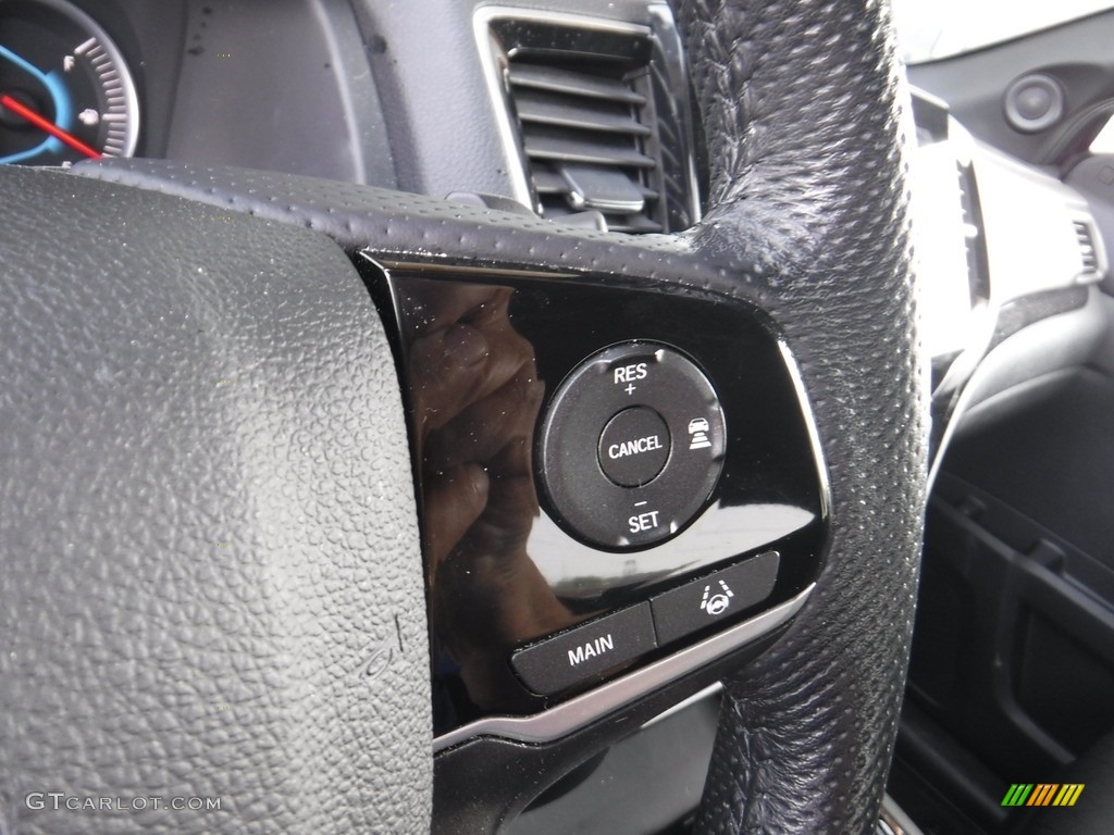 2020 Honda Passport Touring AWD Black Steering Wheel Photo #146157825