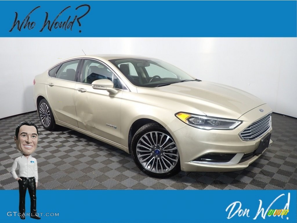 2018 Fusion Hybrid SE - White Gold / Ebony photo #2