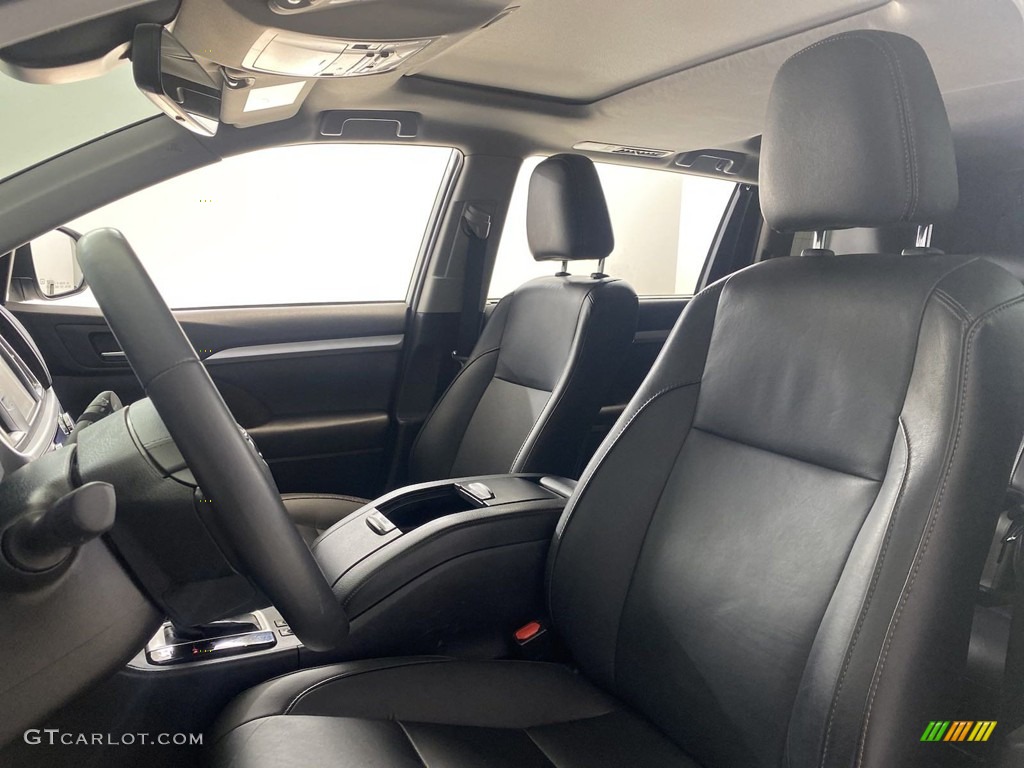 Black Interior 2019 Toyota Highlander XLE Photo #146158170