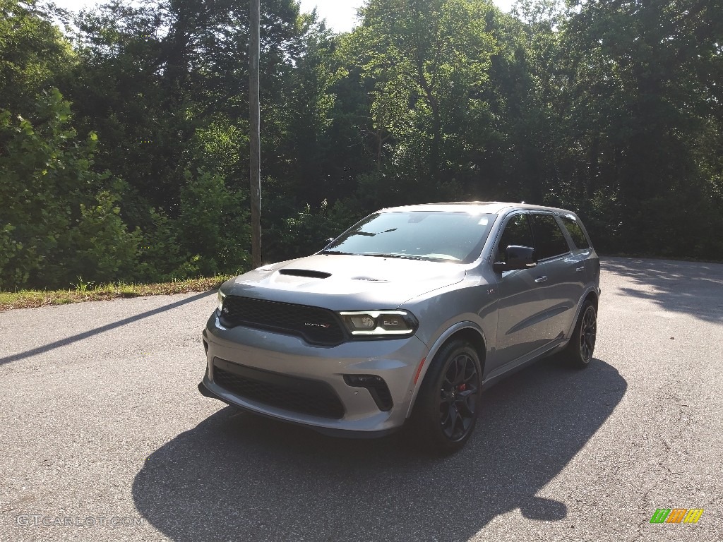 2021 Durango R/T AWD - Billet Silver Metallic / Red/Black photo #2