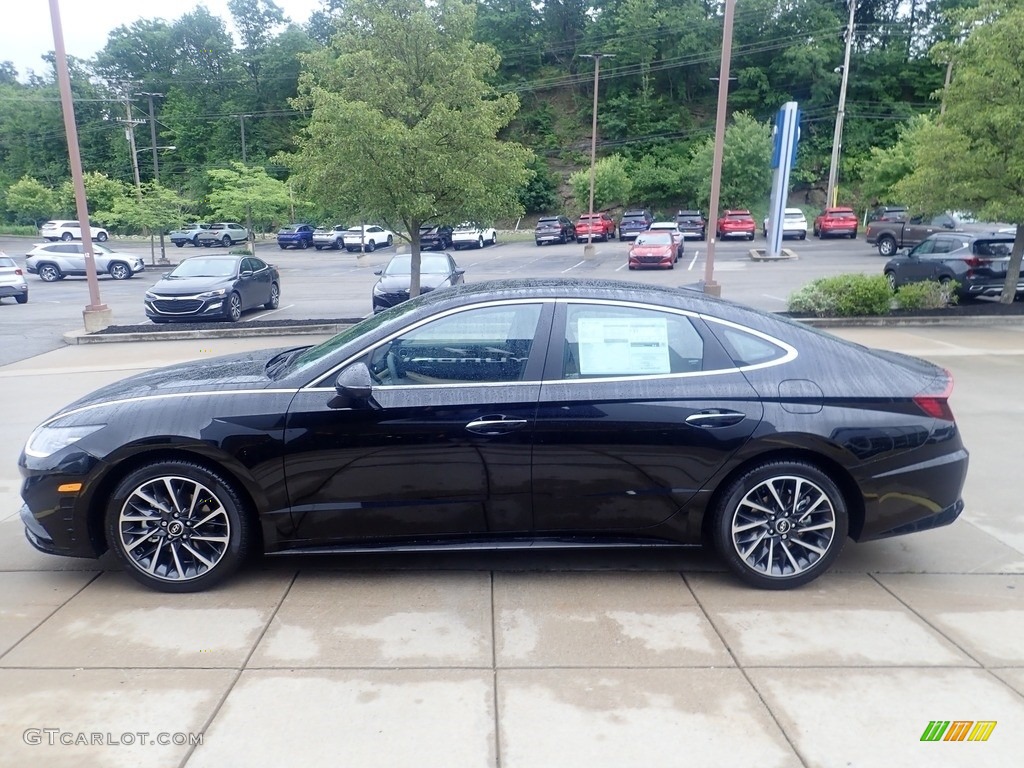 2023 Sonata Limited - Onyx Black / Dark Gray/Camel photo #5