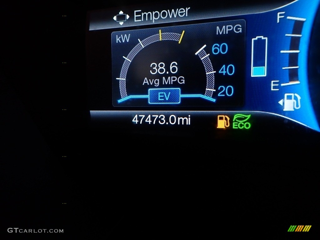 2018 Fusion Hybrid SE - White Gold / Ebony photo #42