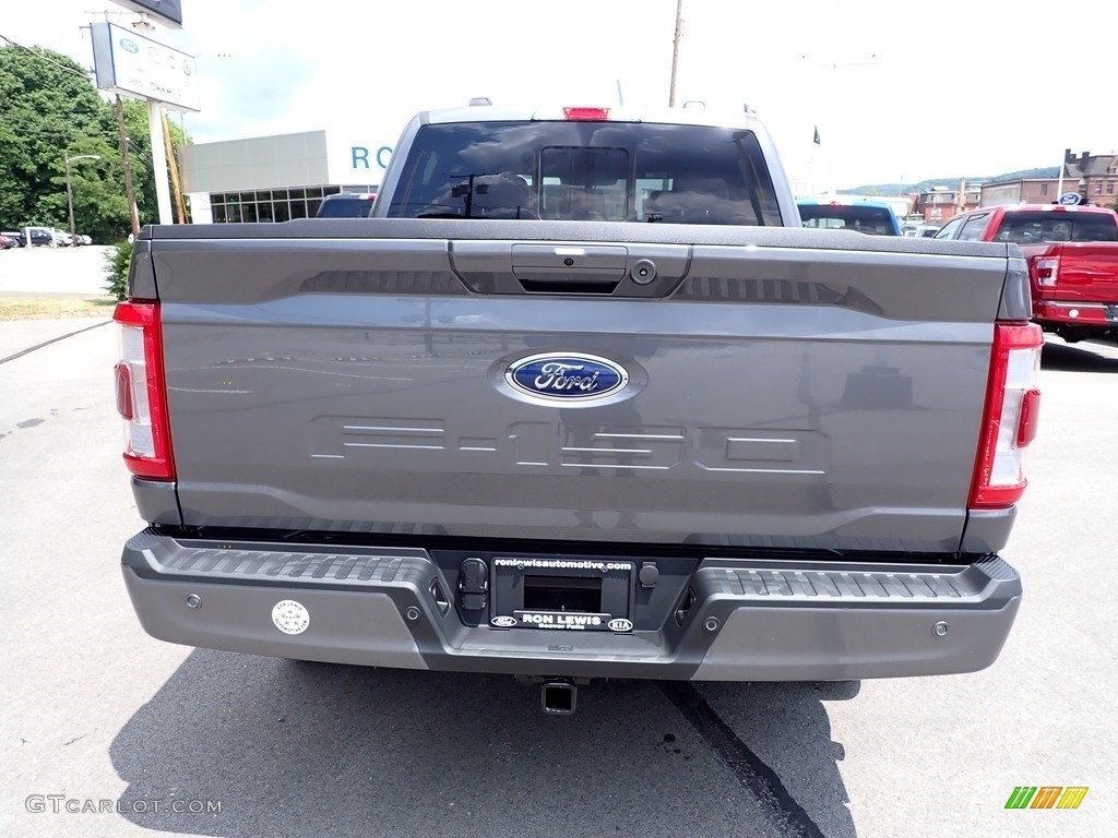 2023 F150 Lariat SuperCrew 4x4 - Carbonized Gray Metallic / Black photo #7