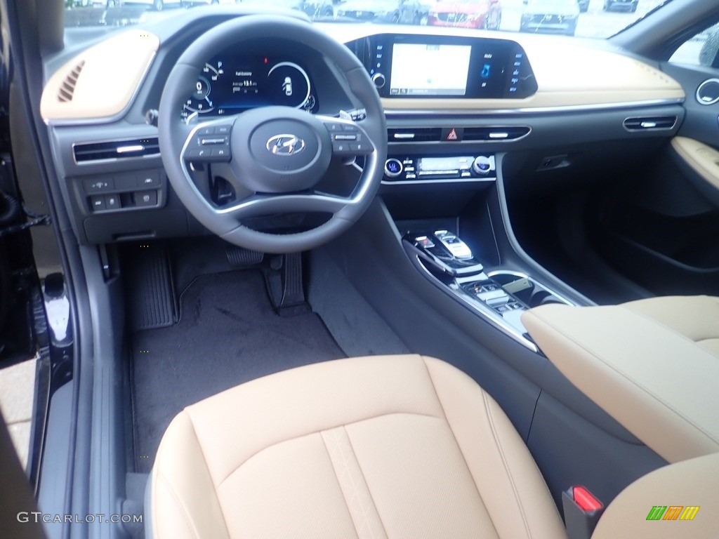 Dark Gray/Camel Interior 2023 Hyundai Sonata Limited Photo #146158986