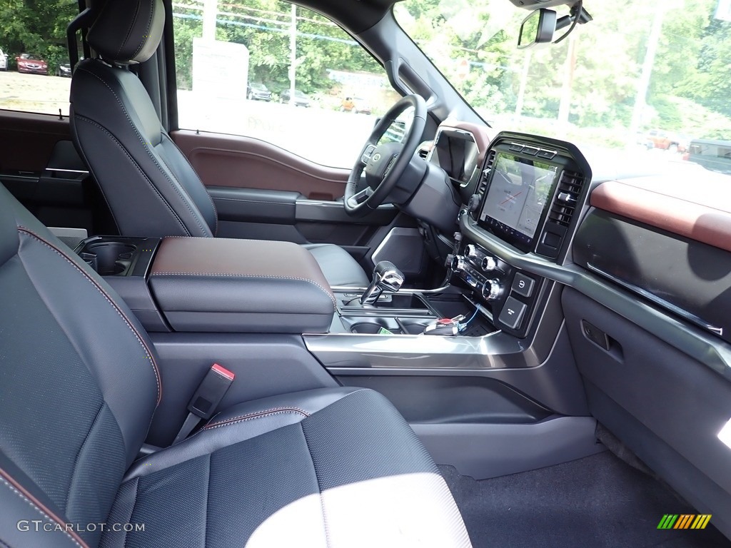 2023 F150 Lariat SuperCrew 4x4 - Carbonized Gray Metallic / Black photo #11