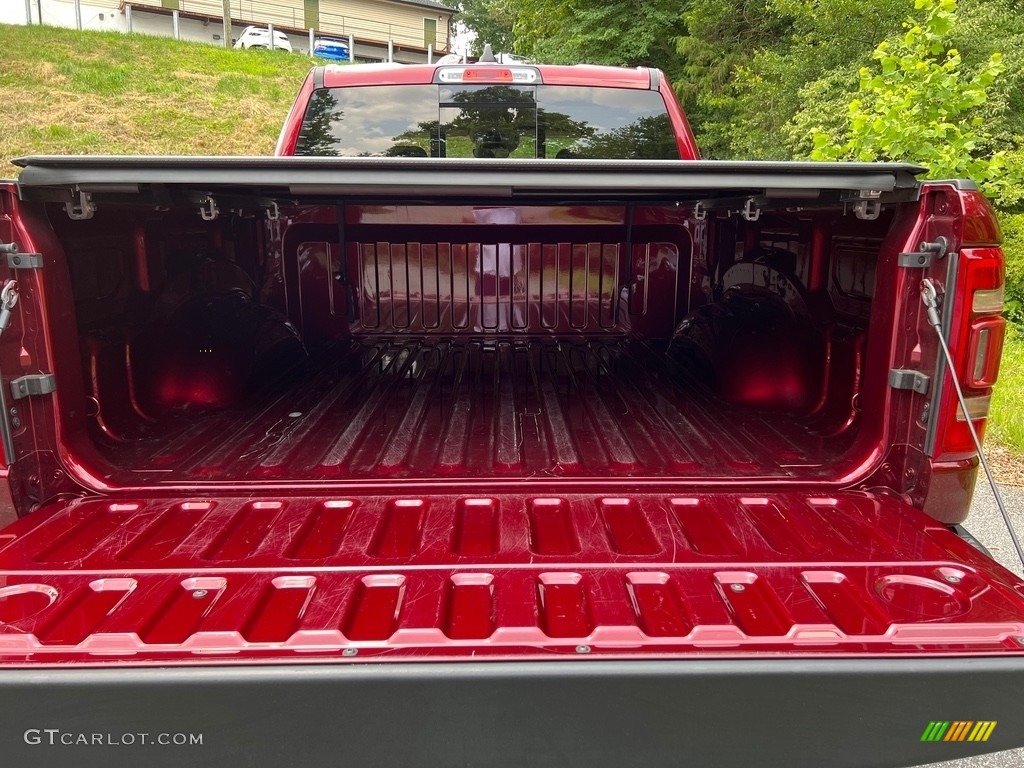 2021 1500 Laramie Crew Cab 4x4 - Delmonico Red Pearl / Light Frost Beige/Mountain Brown photo #8