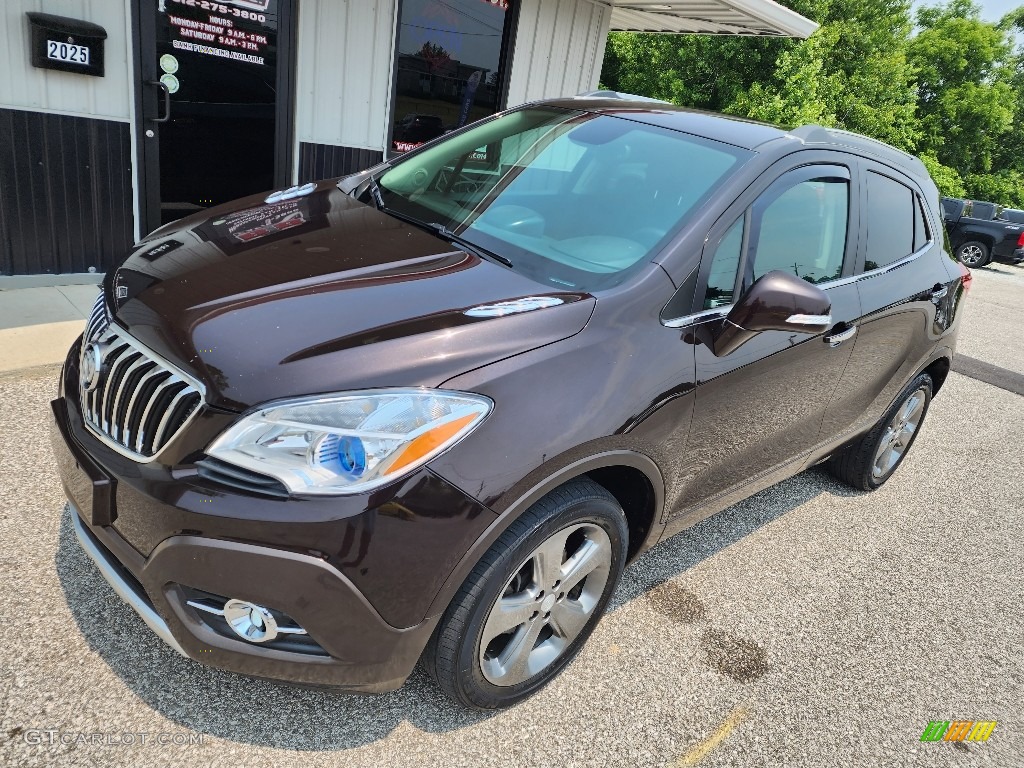 2014 Encore Convenience AWD - Deep Espresso Brown Metallic / Ebony photo #7