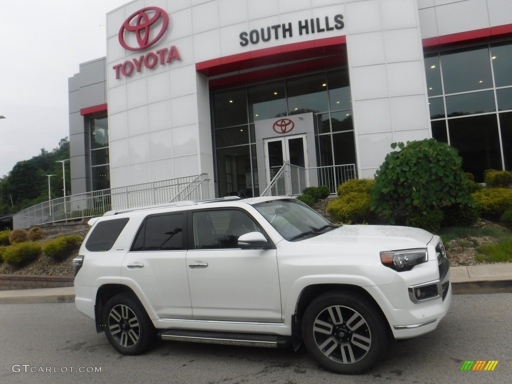 2019 4Runner Limited 4x4 - Blizzard White Pearl / Redwood photo #2