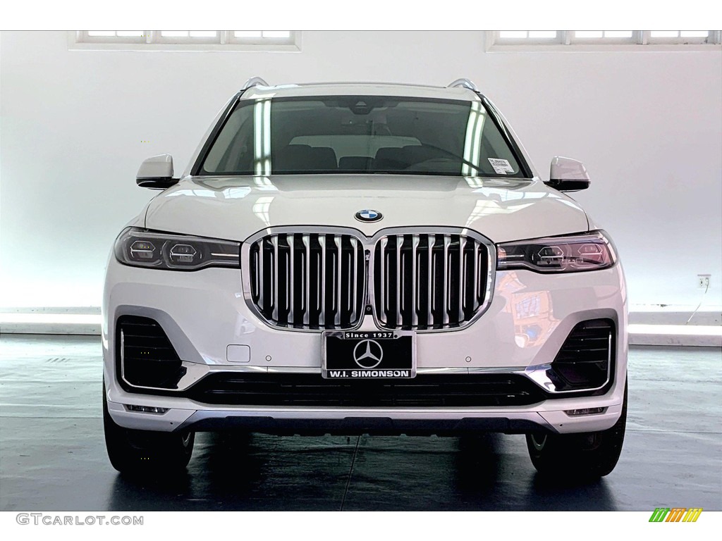 2019 X7 xDrive40i - Mineral White Metallic / Black photo #2