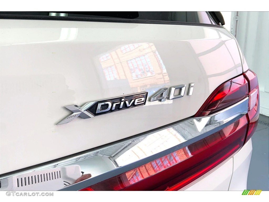2019 X7 xDrive40i - Mineral White Metallic / Black photo #7