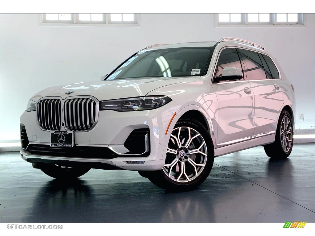 2019 X7 xDrive40i - Mineral White Metallic / Black photo #12