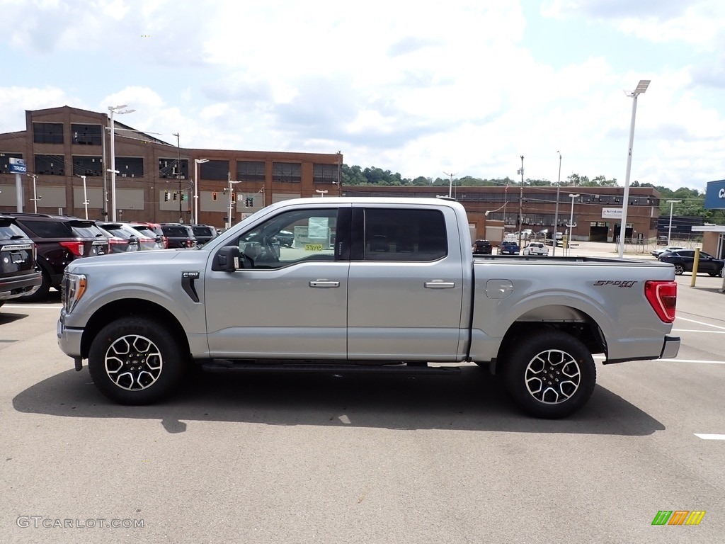 Iconic Silver Metallic 2023 Ford F150 XLT SuperCrew 4x4 Exterior Photo #146160336