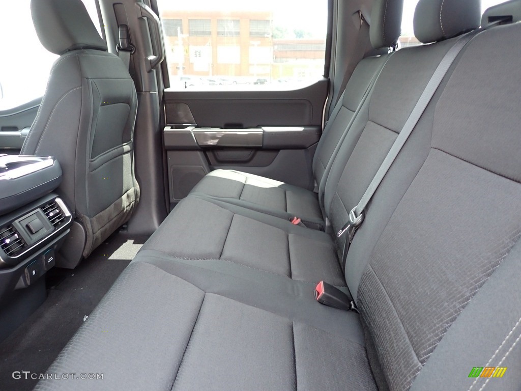 Black Interior 2023 Ford F150 XLT SuperCrew 4x4 Photo #146160504