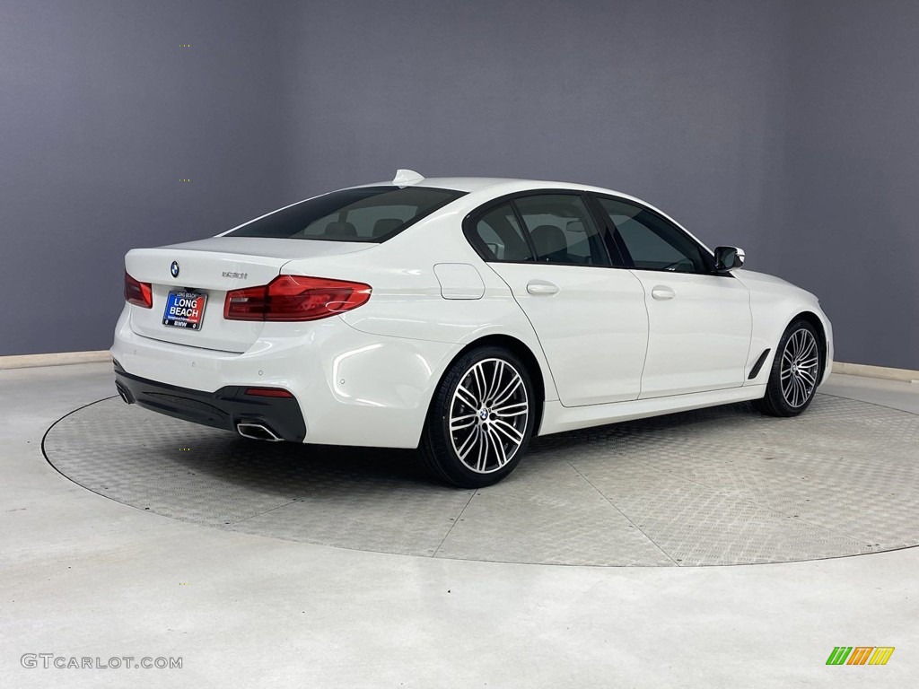 2019 5 Series 530i Sedan - Alpine White / Black photo #5