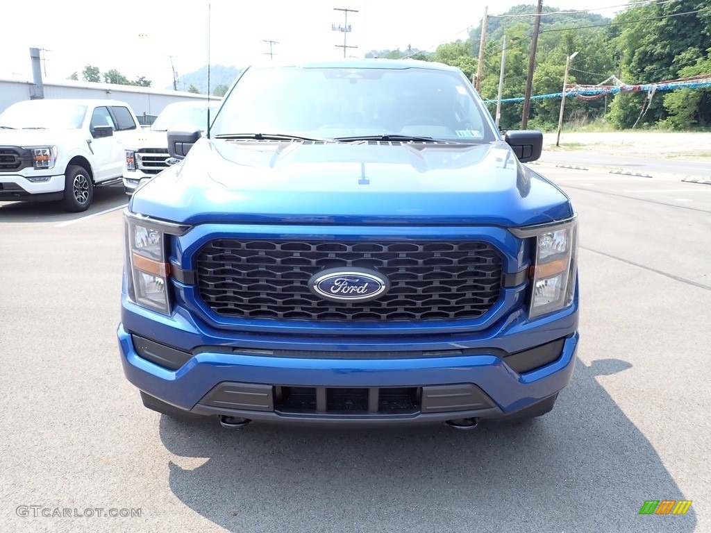 2023 F150 XLT SuperCrew 4x4 - Atlas Blue Metallic / Black photo #3