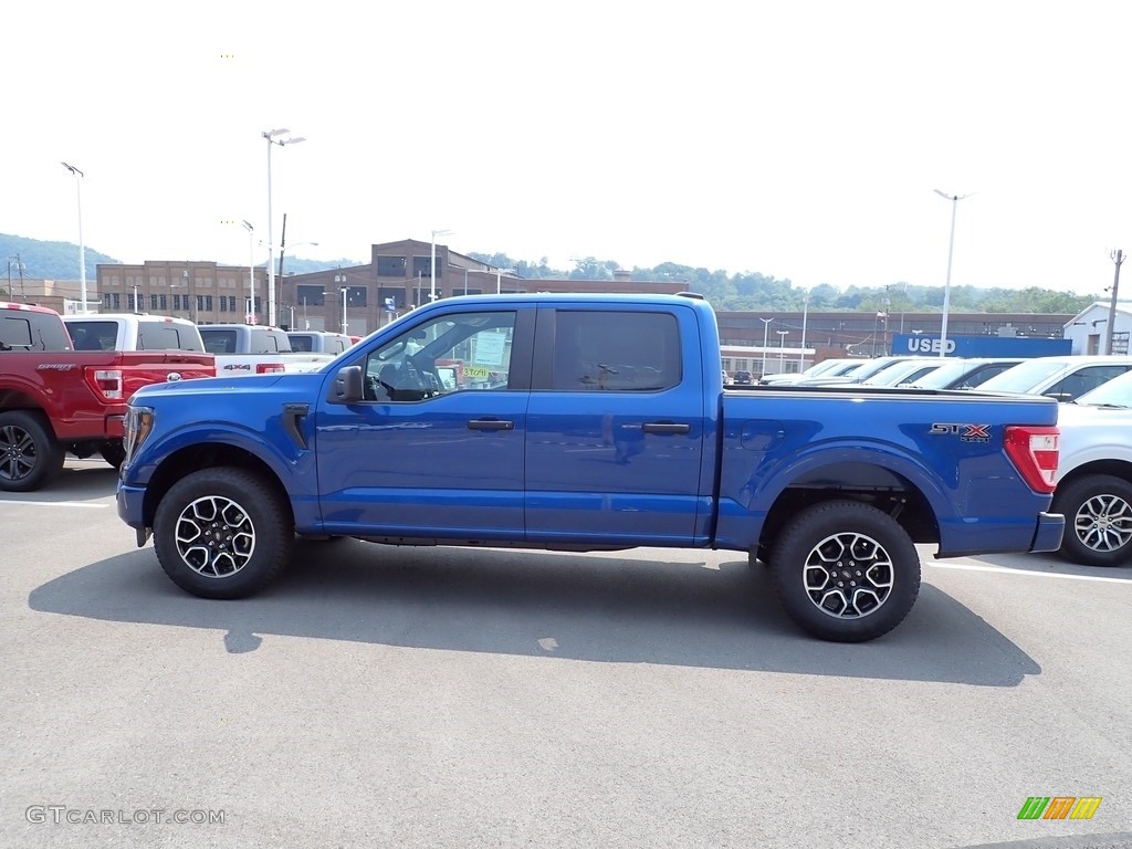 2023 F150 XLT SuperCrew 4x4 - Atlas Blue Metallic / Black photo #5