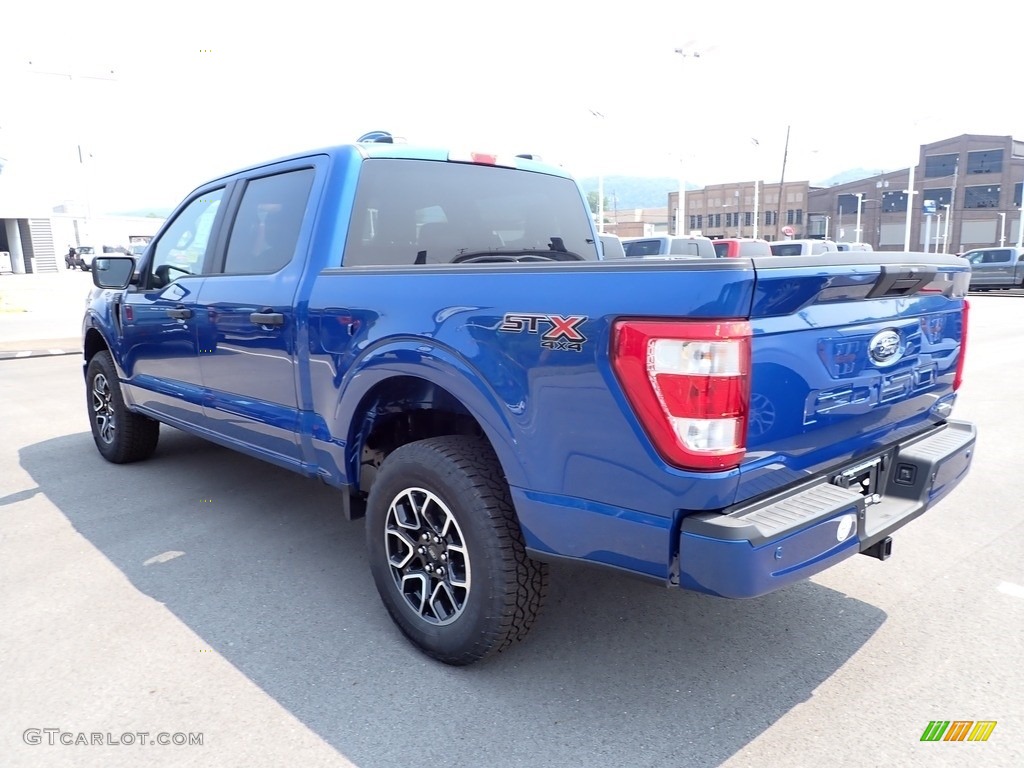 2023 F150 XLT SuperCrew 4x4 - Atlas Blue Metallic / Black photo #6