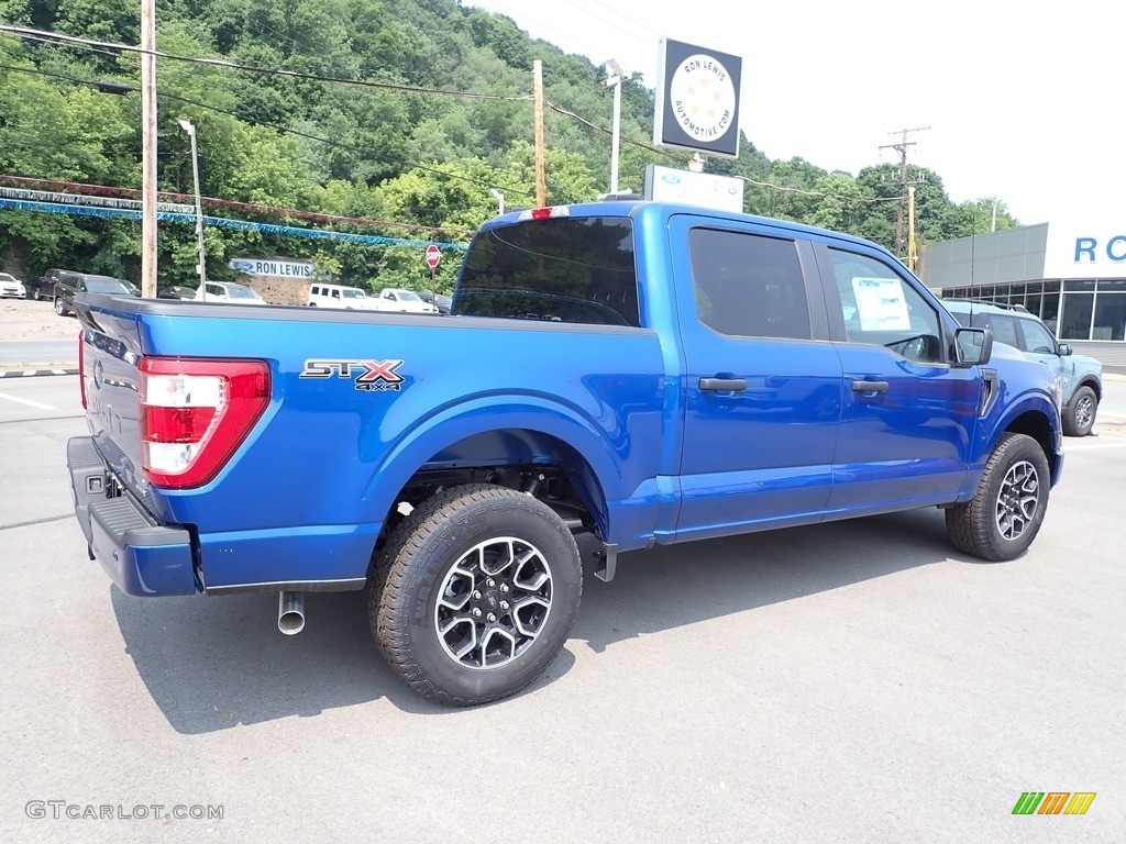 2023 F150 XLT SuperCrew 4x4 - Atlas Blue Metallic / Black photo #8