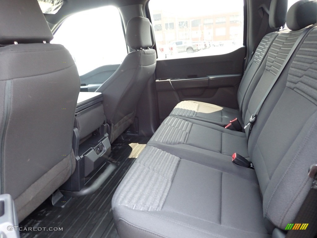 Black Interior 2023 Ford F150 XLT SuperCrew 4x4 Photo #146161059