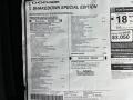 2023 Dodge Challenger R/T Scat Pack Shakedown Edition Window Sticker