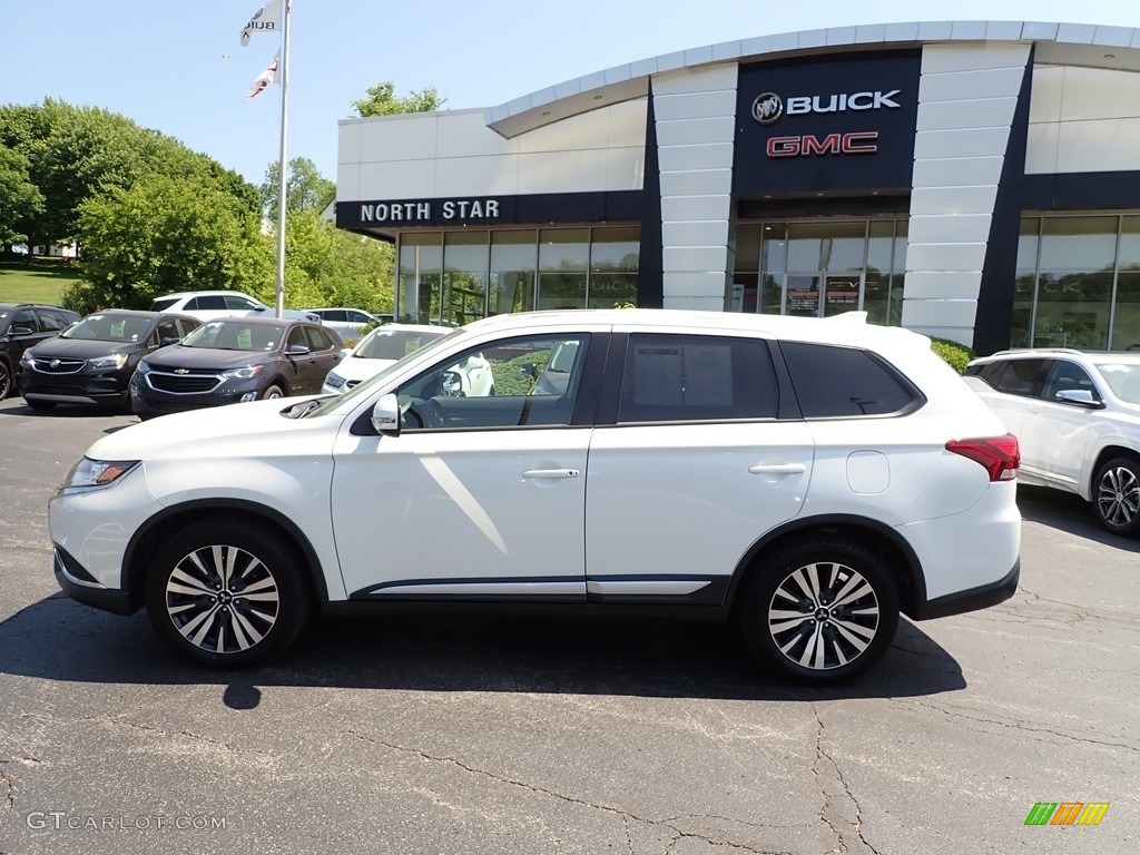 2019 Outlander SE S-AWC - Pearl White / Black photo #2