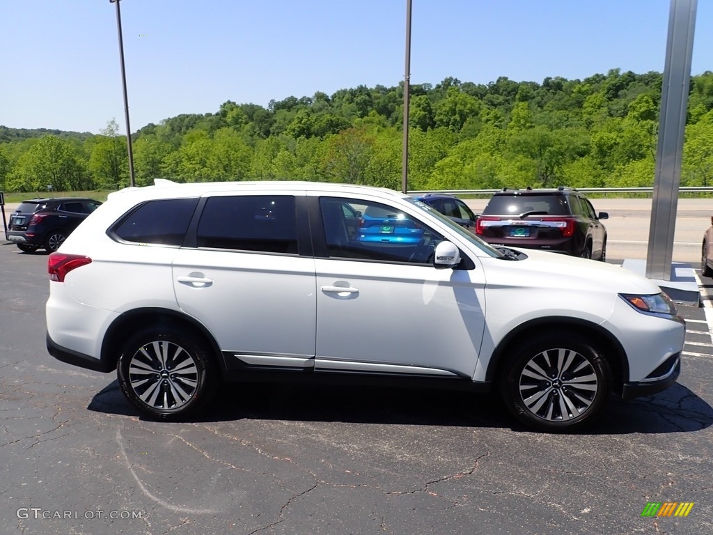 Pearl White 2019 Mitsubishi Outlander SE S-AWC Exterior Photo #146161641