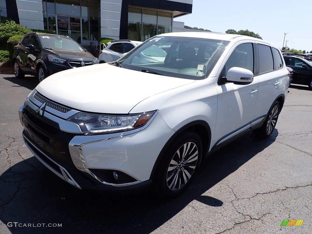 Pearl White 2019 Mitsubishi Outlander SE S-AWC Exterior Photo #146161743