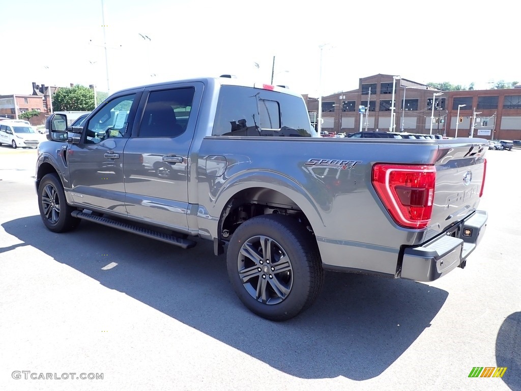 2023 F150 XLT SuperCrew 4x4 - Carbonized Gray Metallic / Black photo #6