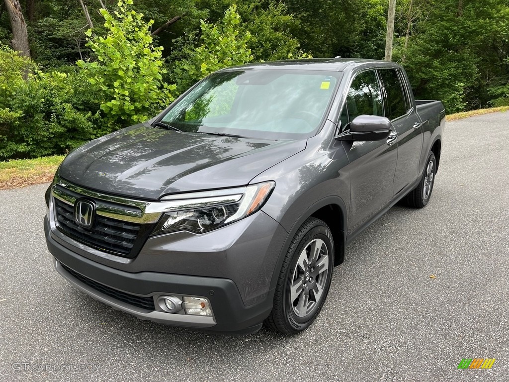 2018 Ridgeline RTL-E AWD - Modern Steel Metallic / Gray photo #2