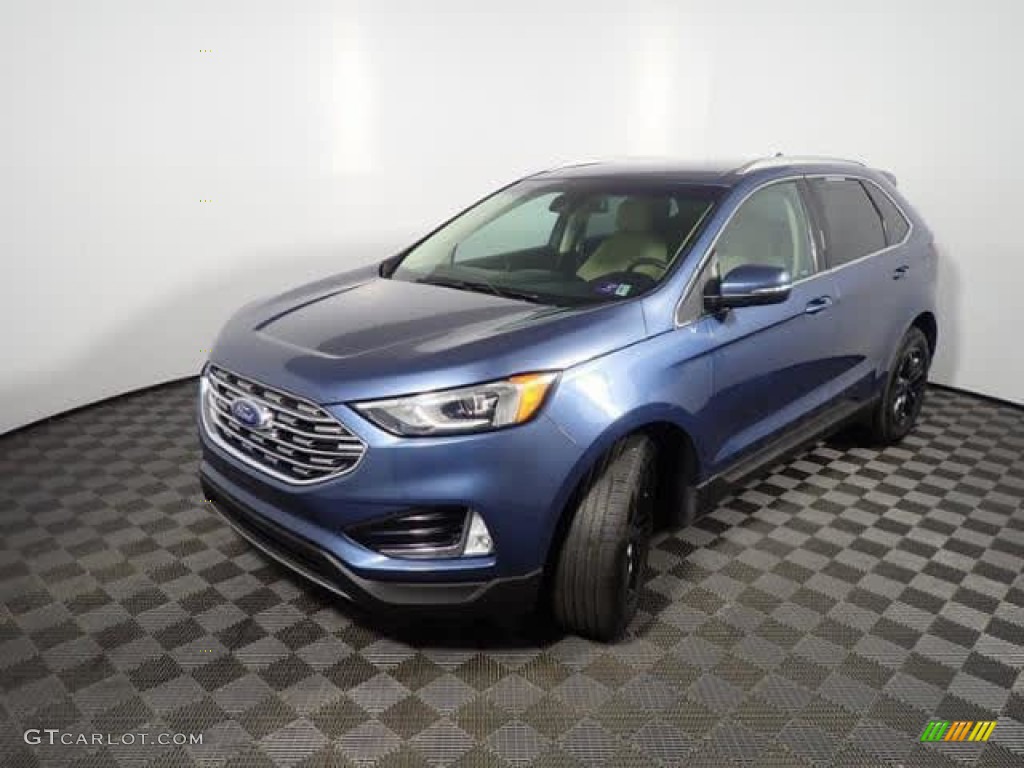 2019 Edge SEL - Blue Metallic / Dune photo #6
