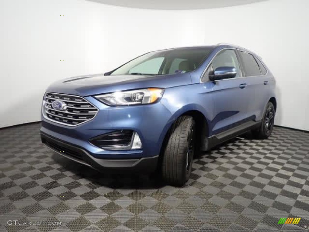 2019 Edge SEL - Blue Metallic / Dune photo #7