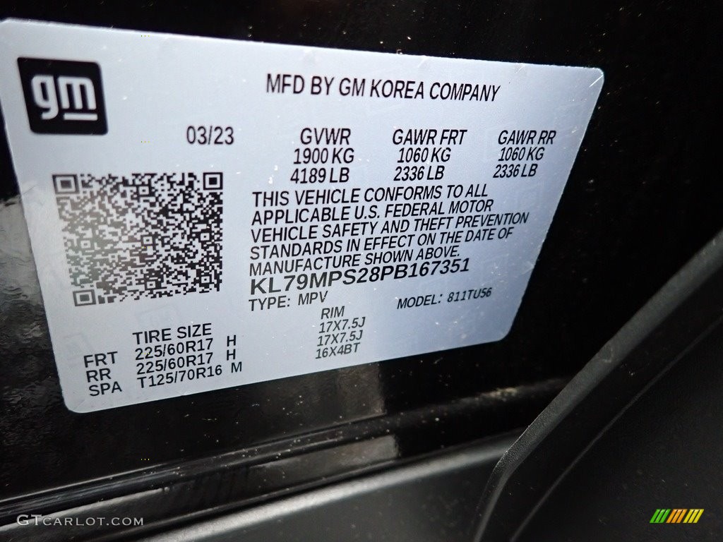 2023 TrailBlazer LT - Mosaic Black Metallic / Jet Black photo #15