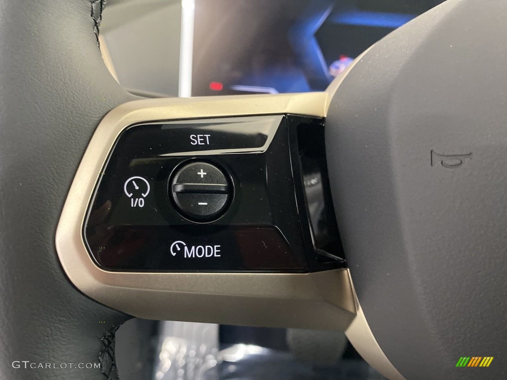 2023 BMW iX M60 Black Steering Wheel Photo #146162395