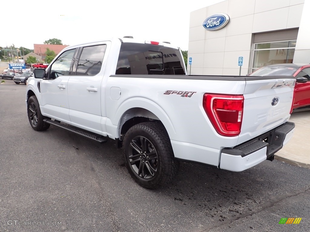 2021 F150 XLT SuperCrew 4x4 - Space White / Black photo #3