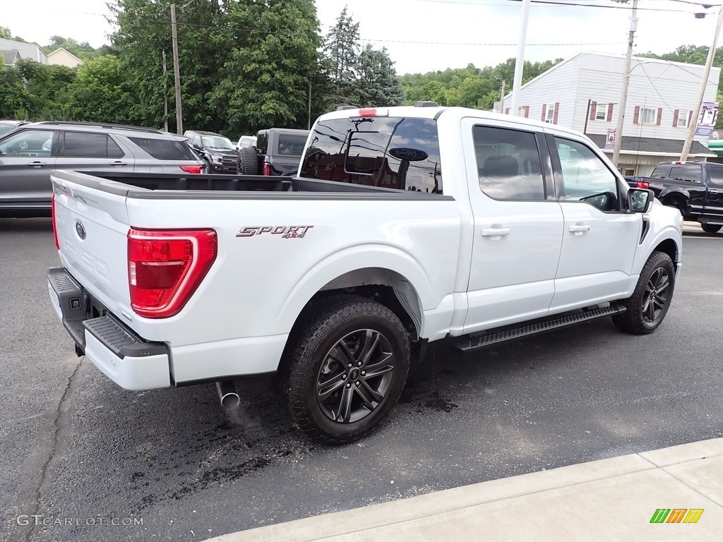 2021 F150 XLT SuperCrew 4x4 - Space White / Black photo #5