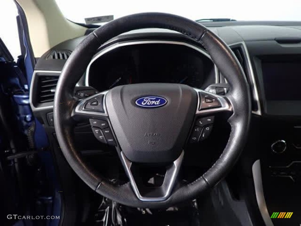 2019 Edge SEL - Blue Metallic / Dune photo #22