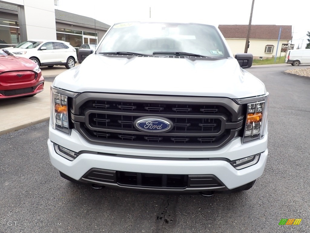 2021 F150 XLT SuperCrew 4x4 - Space White / Black photo #8