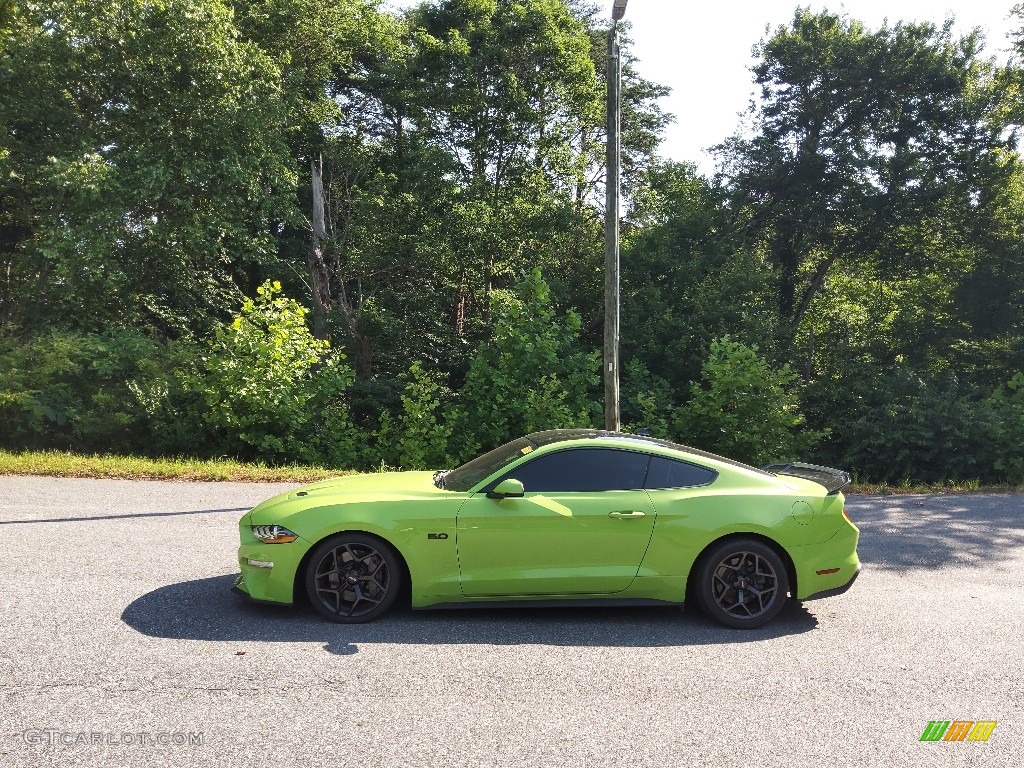 2020 Mustang GT Premium Fastback - Grabber Lime / Ebony photo #1