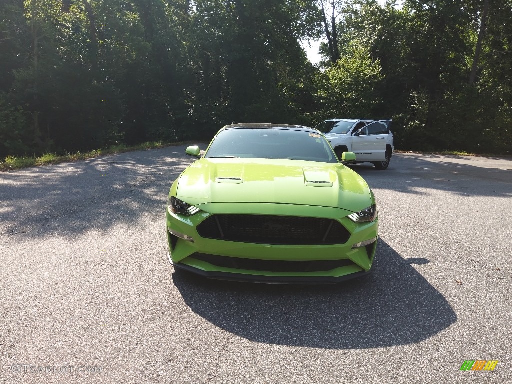 2020 Mustang GT Premium Fastback - Grabber Lime / Ebony photo #3