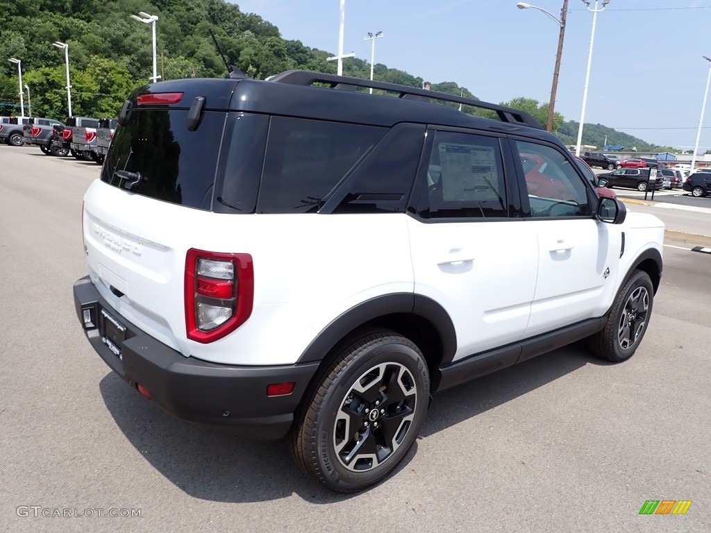 2023 Bronco Sport Outer Banks 4x4 - Oxford White / Ebony/Roast photo #8