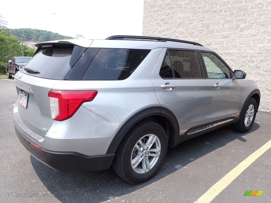 2020 Explorer XLT 4WD - Iconic Silver Metallic / Ebony photo #4