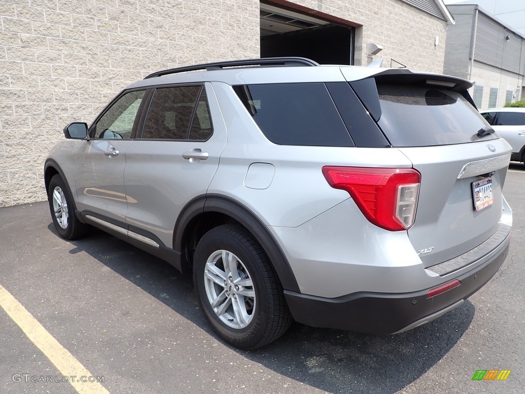 2020 Explorer XLT 4WD - Iconic Silver Metallic / Ebony photo #5