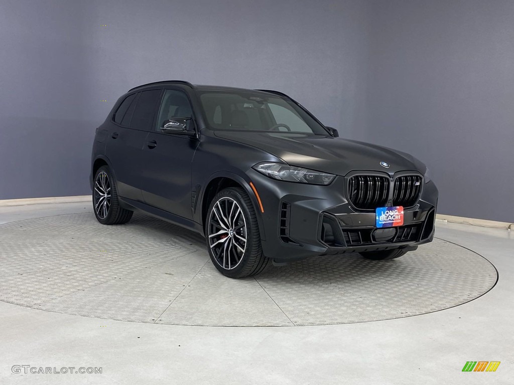 Frozen Black Metallic (Matte) 2024 BMW X5 M60i Exterior Photo #146163597
